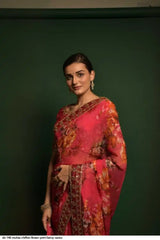 AZR DN 146 MUKTA CHIFFON FLOWER PRINT FANCY SAREE