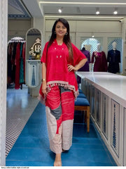 AZR FANCY COTTON KAFTAN STYLE CO ORD SET