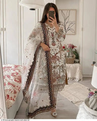 AZR ST 169 HEAVY GEORGETTE SEQUENCE WORK SALWAR SUIT