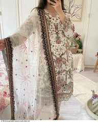 AZR ST 169 HEAVY GEORGETTE SEQUENCE WORK SALWAR SUIT