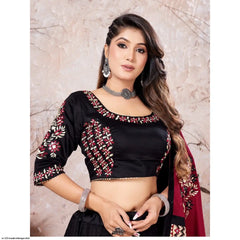 AZR VC 323 MUSLIN LEHENGA CHOLI