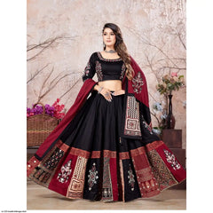 AZR VC 323 MUSLIN LEHENGA CHOLI