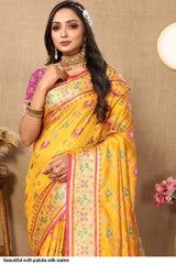 AZR BEAUTIFUL SOFT PATOLA SILK SAREE