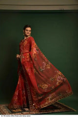 AZR DN 146 MUKTA CHIFFON FLOWER PRINT FANCY SAREE