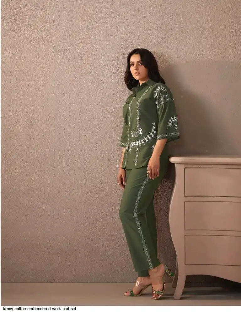 AZR FANCY COTTON EMBROIDERED WORK COD SET