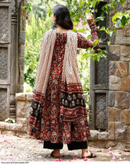 AZR FANCY RAYON KURTI PANT DUPATTA