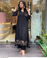 AZR HEAVY PREMIUM MASLEEN KURTI