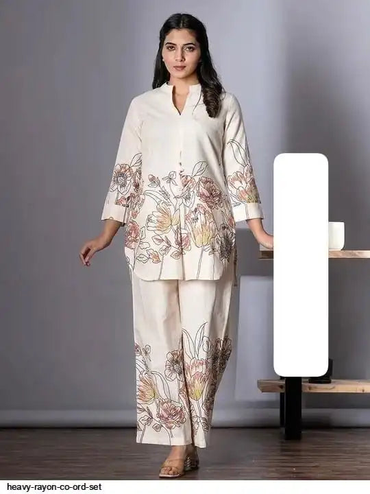 AZR HEAVY RAYON CO ORD SET