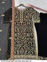 AZR  FAUX GEORGETTE EMBROIDERY WORK SALWAR SUIT