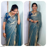 AZR  SPACE SILK SAREE