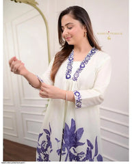 AZR STYLISH COTTON PRINTED KURTI PENT