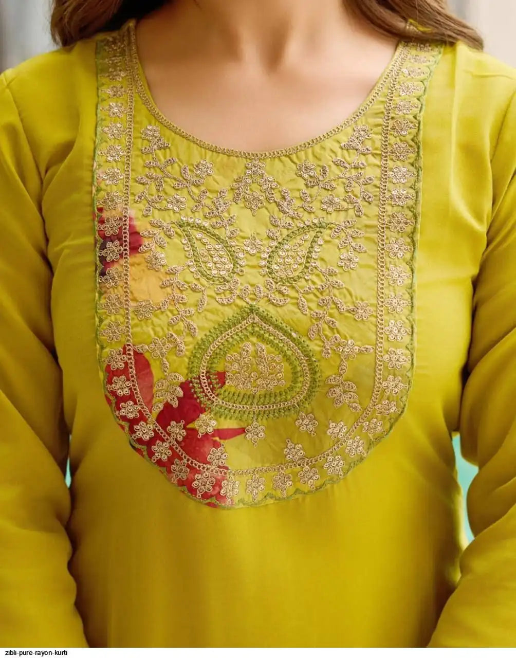 AZR ZIBLI PURE RAYON KURTI